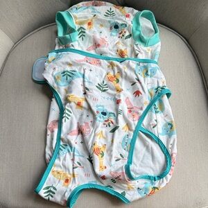 Colorful Animal Print Animal Surgery Recovery Suit/Onesie